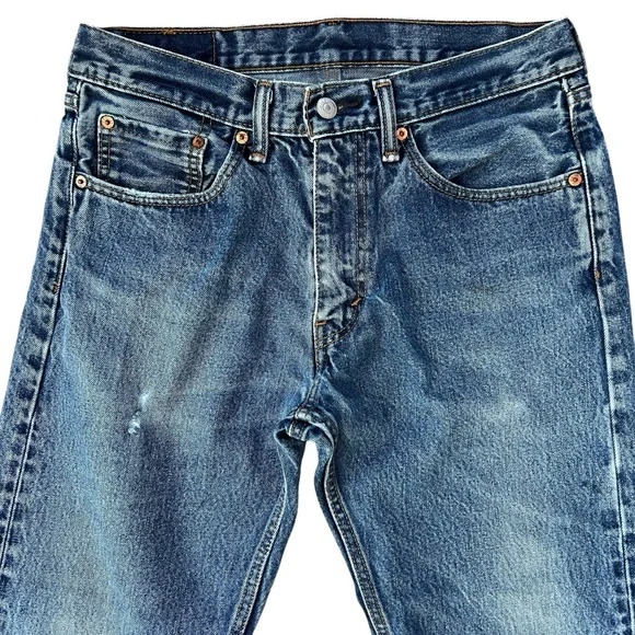 Men’s Levi’s 505’s Perfectly Worn and Distressed